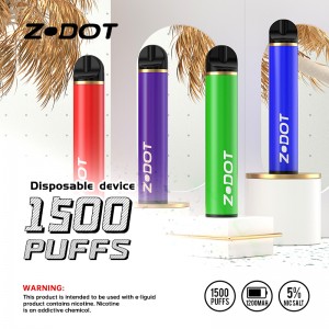 1500 Puffs thuốc lá điện tử dùng một lần